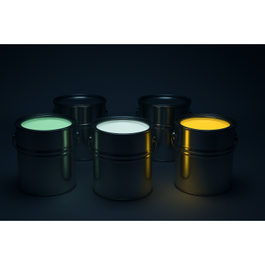Liuminescenciniai dažai  (tirpiklio pagrindas)