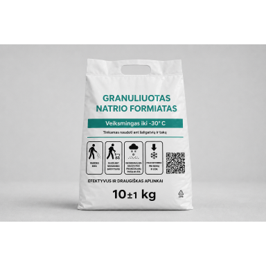 Granuliuotas natrio formiatas 10 kg