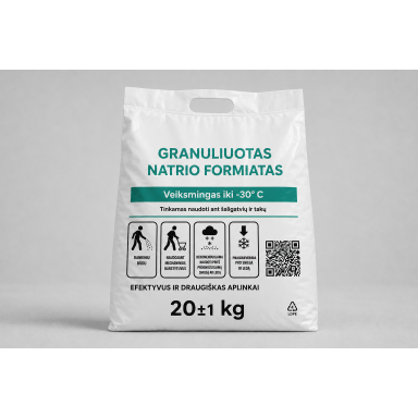 Granuliuotas natrio formiatas 20 kg